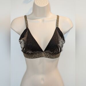 Colsie Bralette Glitter Sparkle NWOT size M